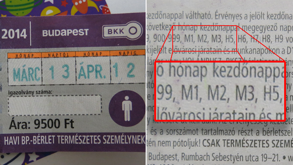 Van bérletetek? Nem érvényes a négyes metróra!
