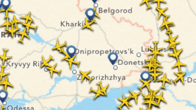 Menekülnek a gépek Donyeck közeléből