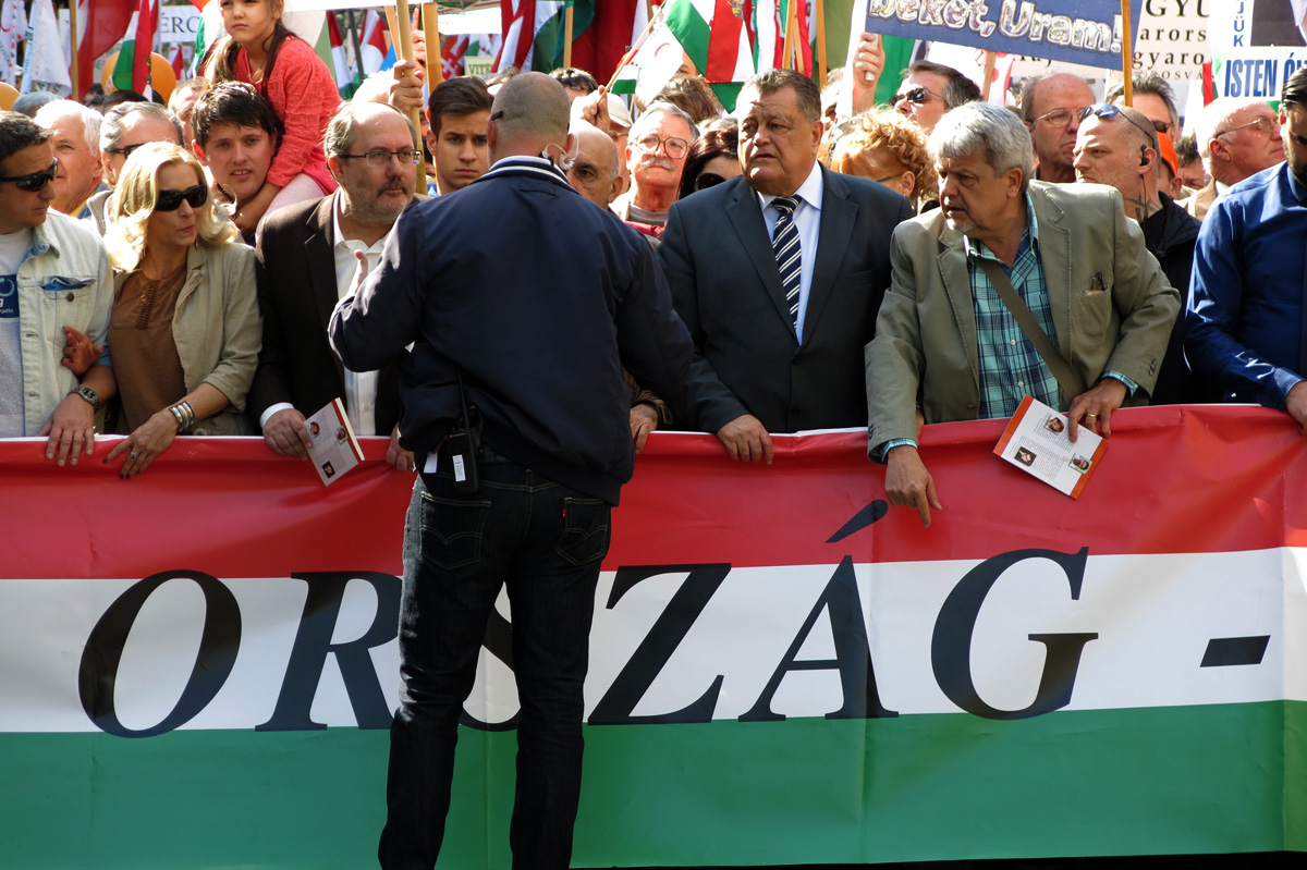 Illustration for article titled Harcba boldog jövőért megyünk – képeink a Második Békemenetről