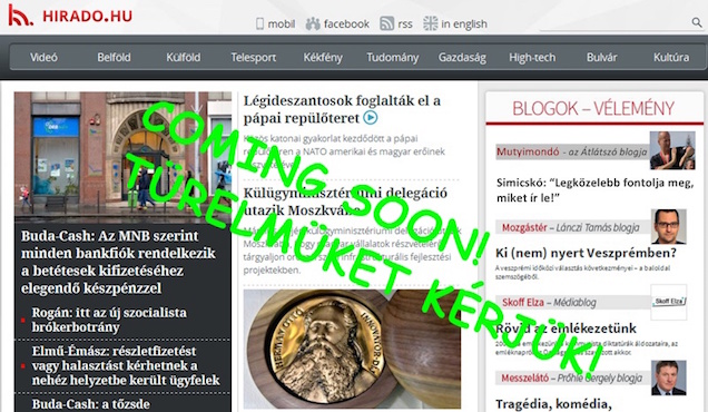 A Cink felpiszkálta az Átlátszót, beszállnak a köztévé bloghálójába