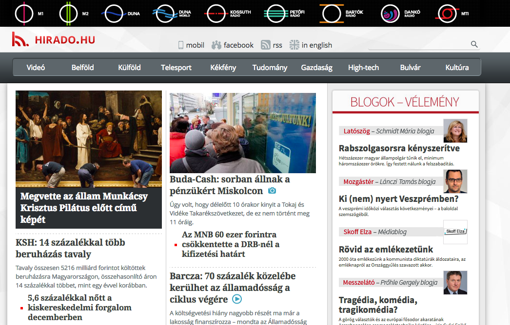 Illustration for article titled Állami-kormányzati blogbirodalmat épít a köztévé