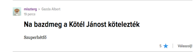 Illustration for article titled Megszületett a Nap Tökéletes Kommentje