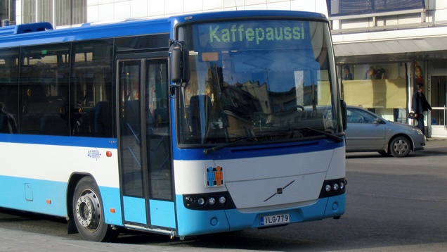 A finn buszok is kávéznak