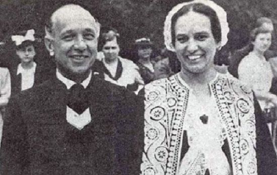 Zsindely Ferenc és felesége, Zsindelyné Tüdős Klára 1938-ban