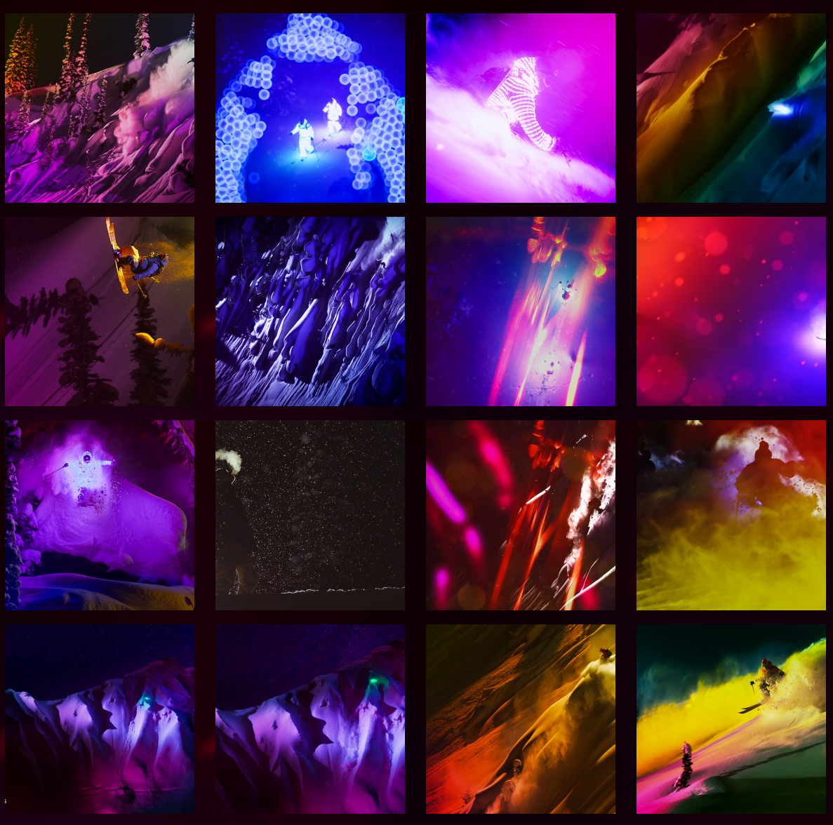 Illustration for article titled Kevés látványosabb dolog van a világító síelőknél