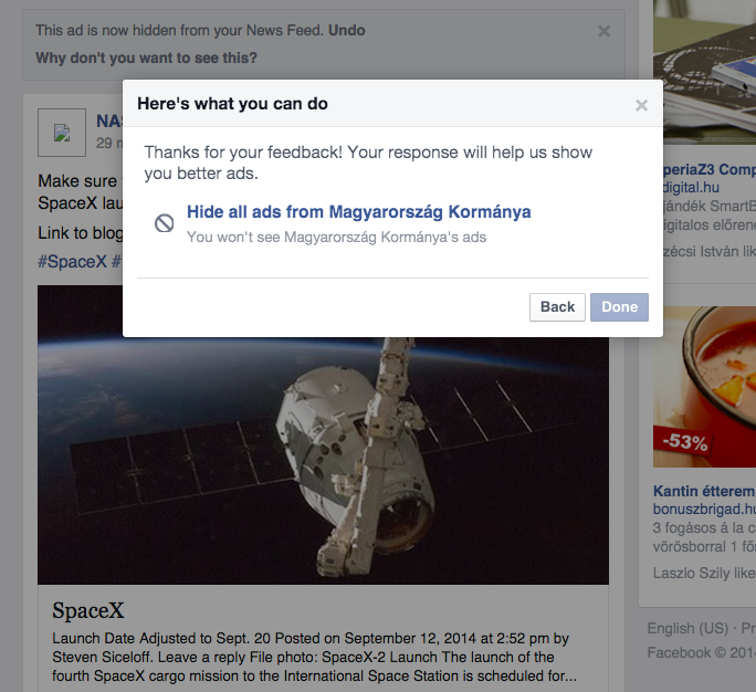 Téged is idegesít a közpénzen folytatott facebookos kormánypropaganda?