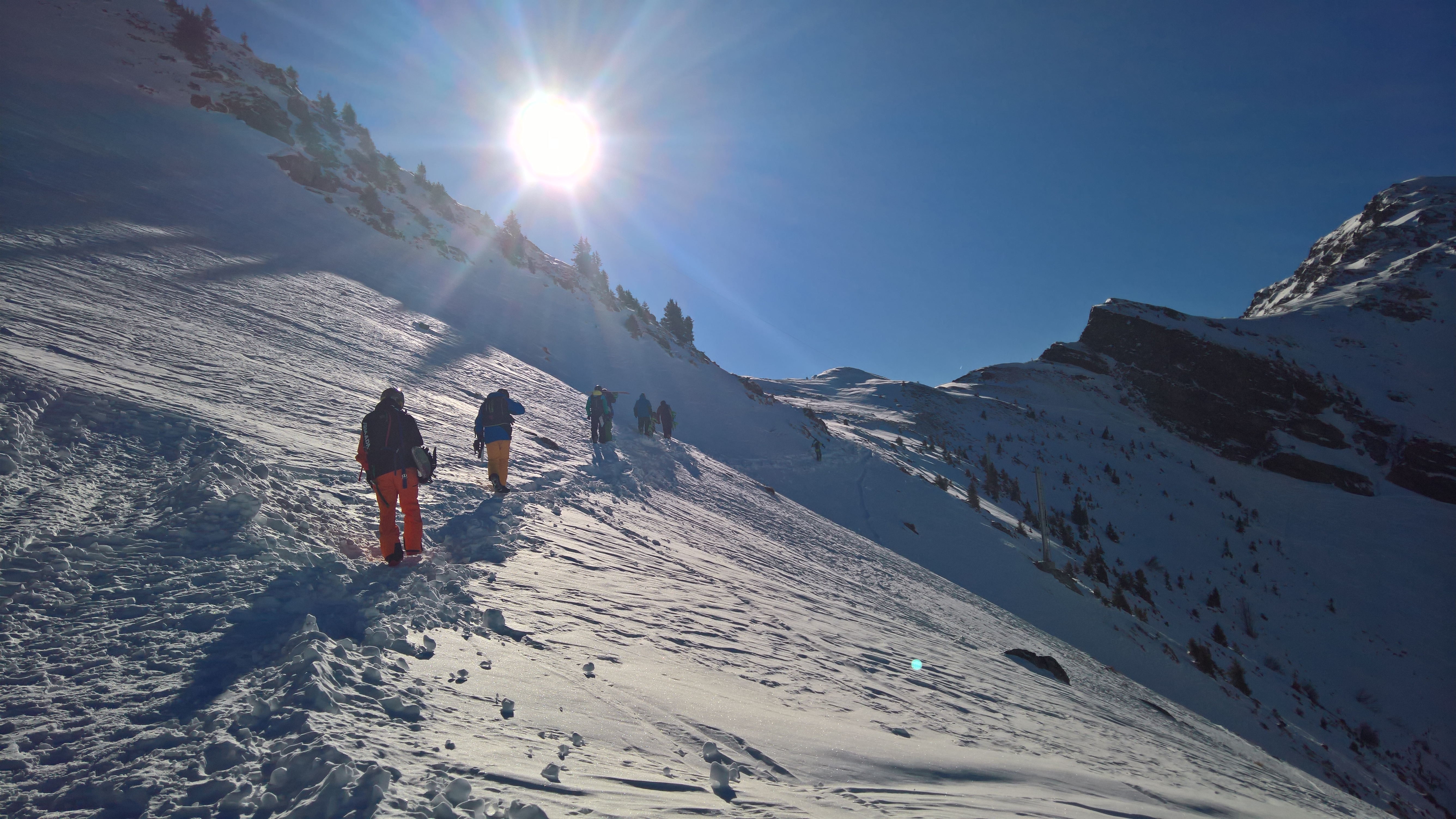 Túra a “falig”.