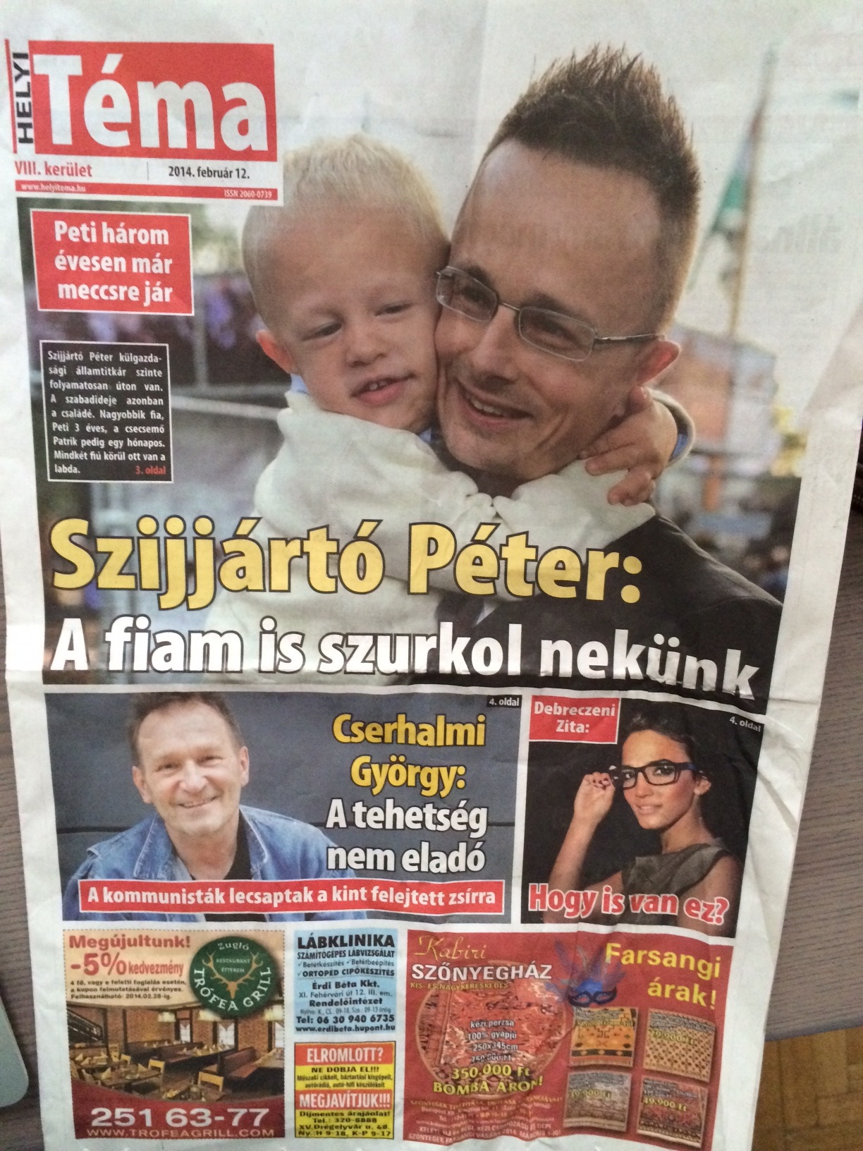 Illustration for article titled A nap alcíme a Helyi Témáé