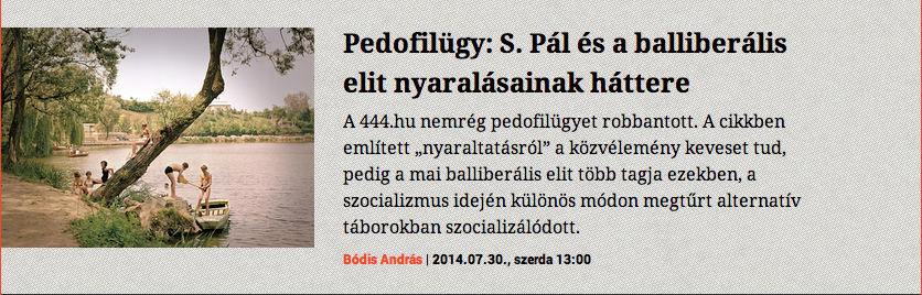 A Heti Válasz megint átlépte a gusztustalanság Rubikonját