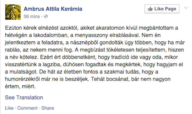 Illustration for article titled Bréking: újra rabolt a viszkis!