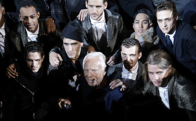 Illustration for article titled Giorgio Armani beszólt a kigyúrt férfiaknak és a plasztikázott nőknek