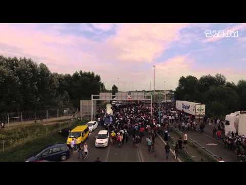 Kőkemény drónfelvételek Röszkéről