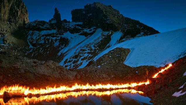 Így tűnnek el a Kenya-hegy gleccserei