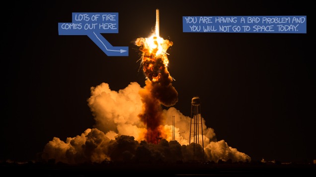 Illustration for article titled A 3 legérdekesebb kép a felrobbant rakétáról