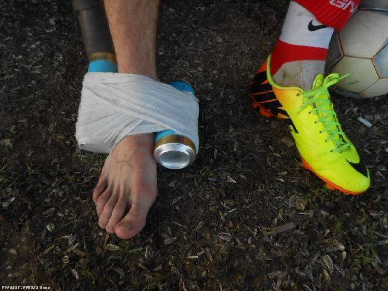 Megszólalt a bokasérülését sörrel gyógyító focista