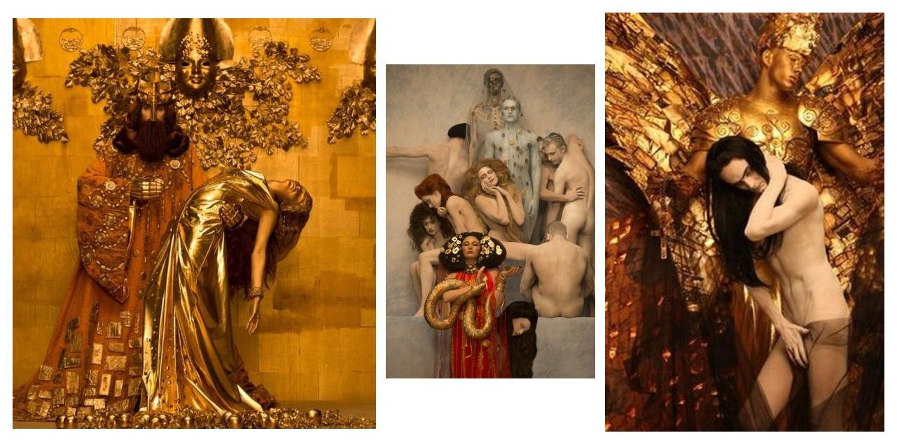 Illustration for article titled KLIMT ARANY KÉPEI ÉLŐ MODELLEKKEL!