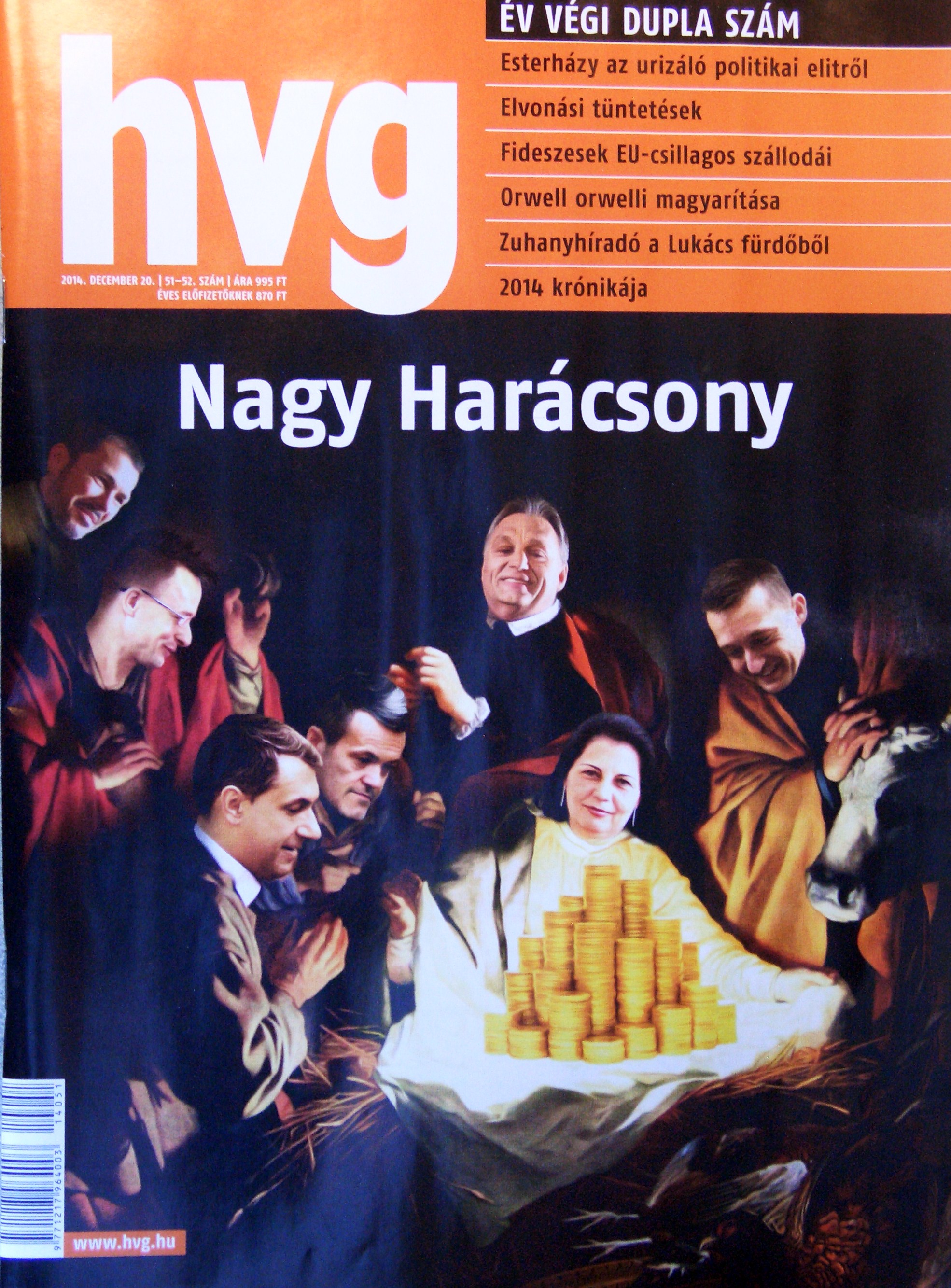 Illustration for article titled A nyomtatott HVG nyerte meg a karácsonyt