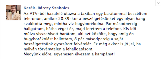 Lehallgatják a hisztis gyurcsányistát? TUTI!