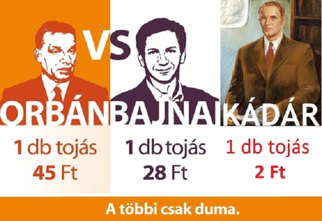 Oké, hogy rezsi, de mi van a tojással, Viktor?