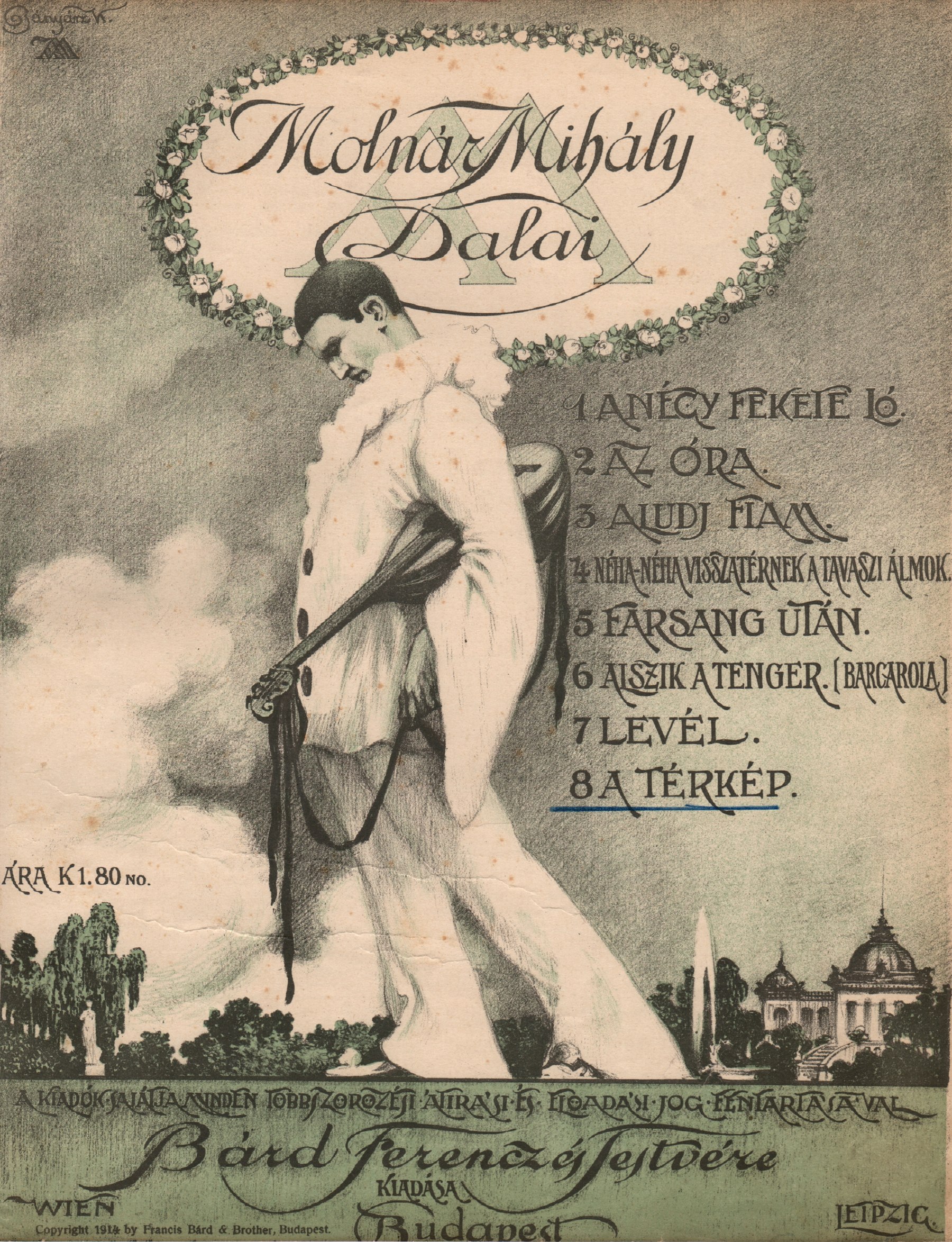 Illustration for article titled Miért szomorú, kisasszony? – csodás kottacímlapok a XX. század elejéről