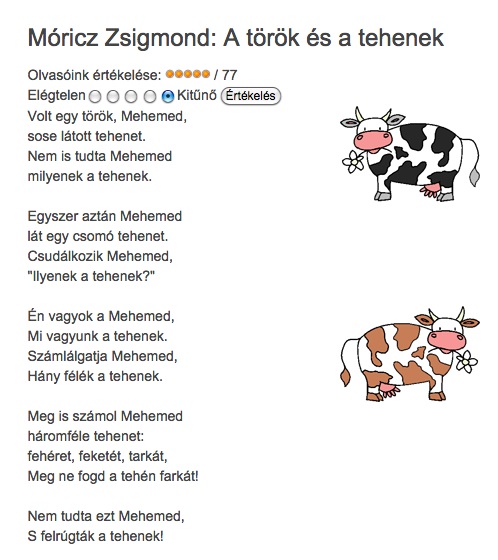 Illustration for article titled Volt egy ..... Mehemed, sosem látott tehenet! Frissítve: Szigetvár ostroma c. 27 perces videóval.