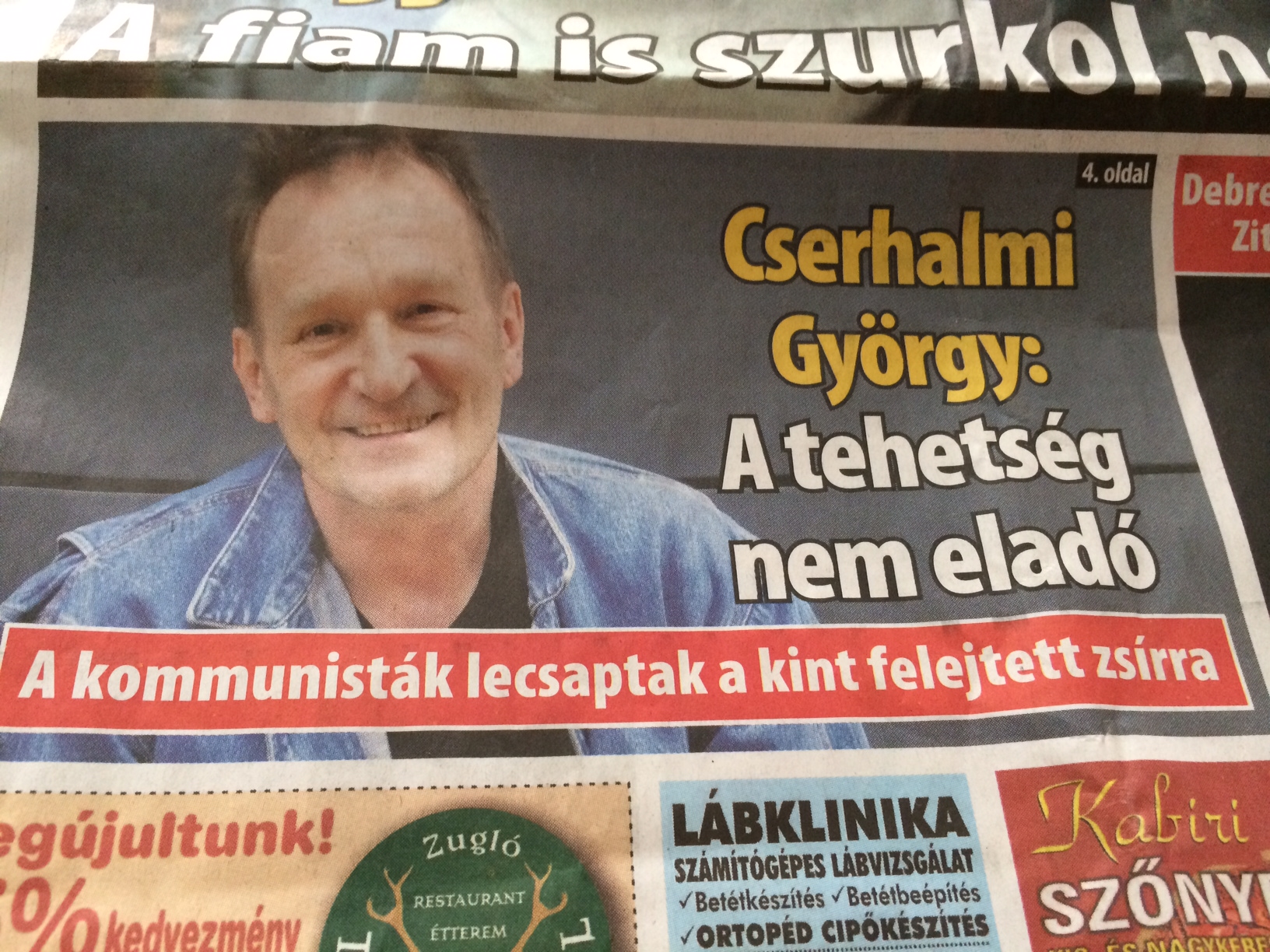 A nap alcíme a Helyi Témáé