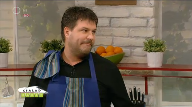 Az M1-en tévészakácsként szerepelt az RTL-es főzőshow amatőrje