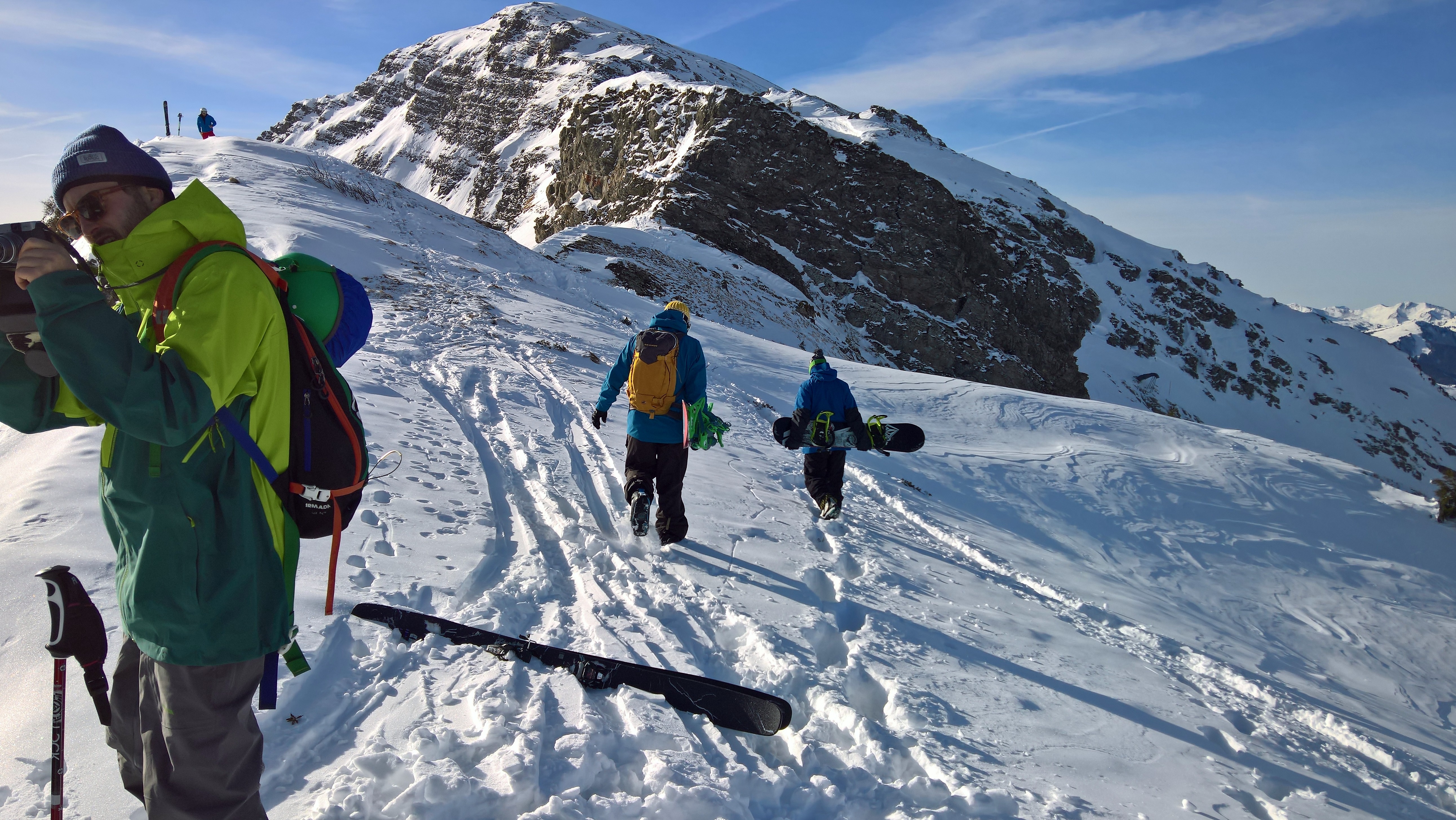 Érkezés a széléhez.