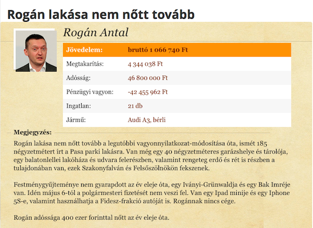 Nem tudom, érdekelnek-e bárkit is a képviselők vagyonnyilatkozatai