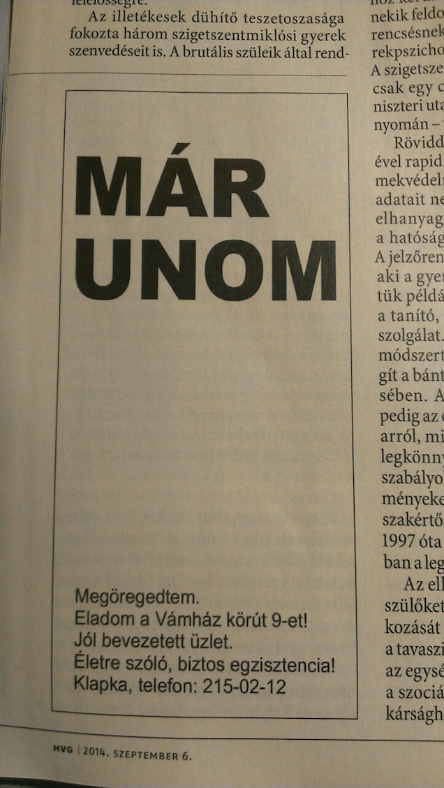 Klapka György már unja