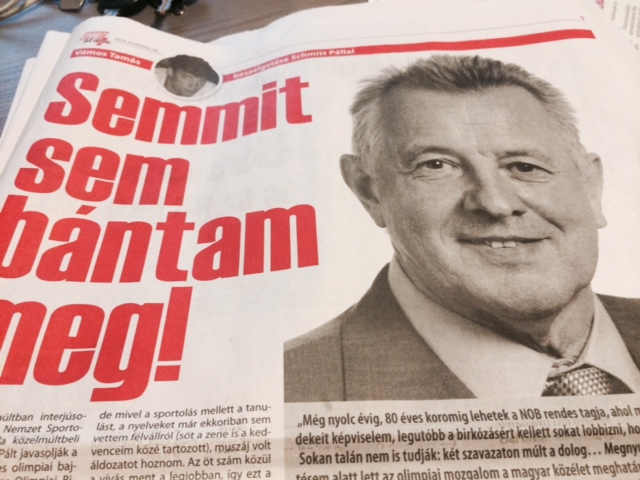 Szegény Schmitt már arra sem emlékszik, hogy elvették a doktori címét