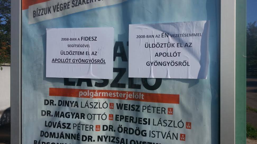 Helyesírás-náciskodott a gyöngyösi Fidesz, nem kellett volna