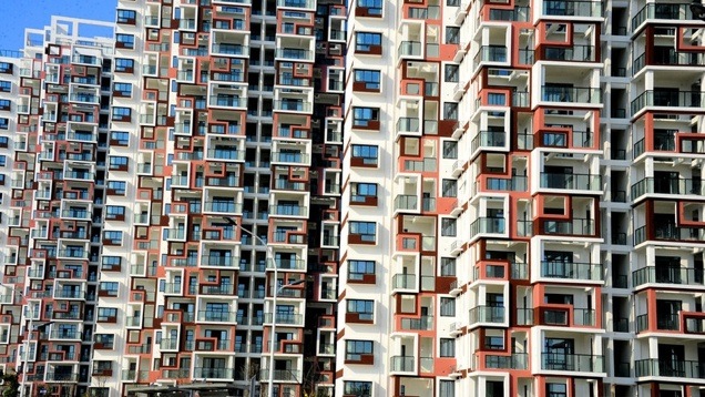 Óriás Rubik-kockák épültek Kínában