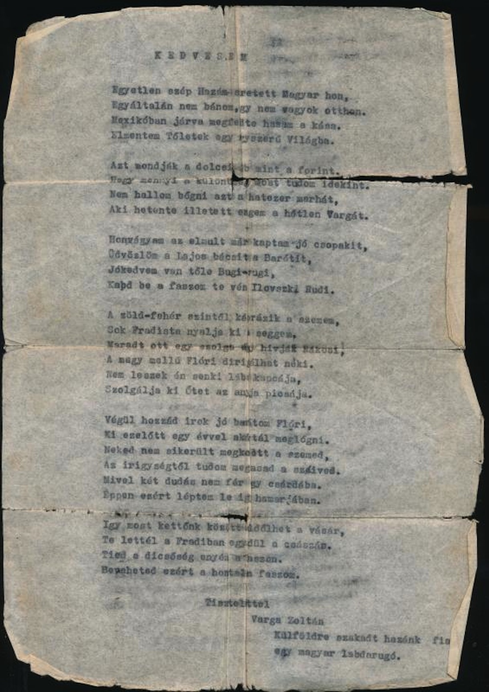 Illustration for article titled Tiéd a dicsőség, enyém a haszon, Beveheted ezért a hontalan faszom