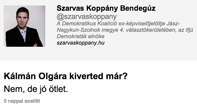 Illustration for article titled A baloldal viszonya egyenesen érzéki Kálmán Olgával (18+)