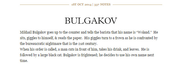 Illustration for article titled Így rendelnének kávét a leghíresebb írók és hőseik