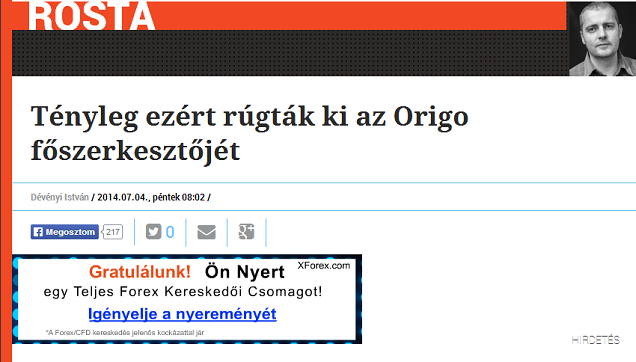 Már megint a Cinkig jött a pofonért a Heti Válasz szerkesztője