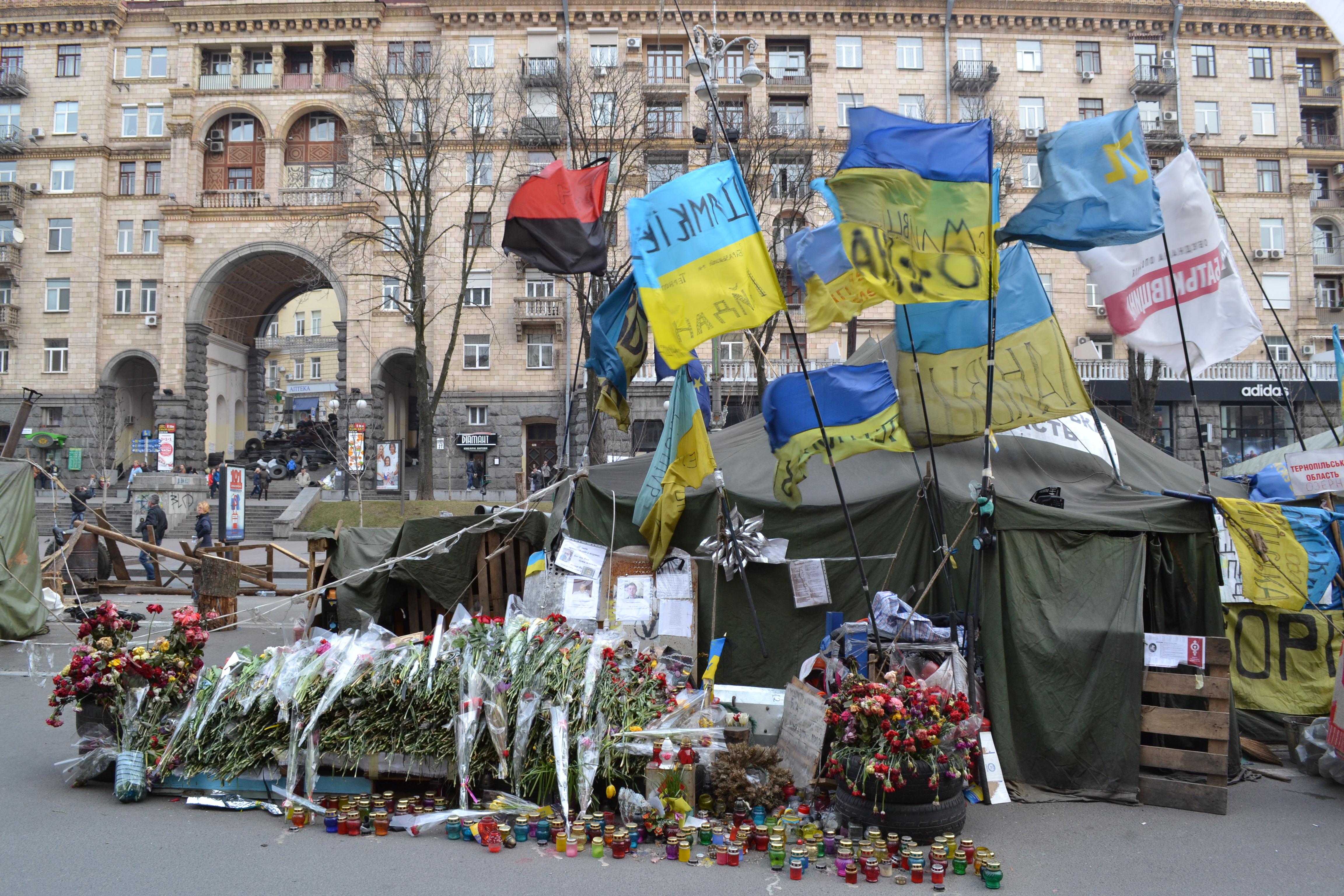 Illustration for article titled Így néz ki a Majdan egy hónappal a forradalom után