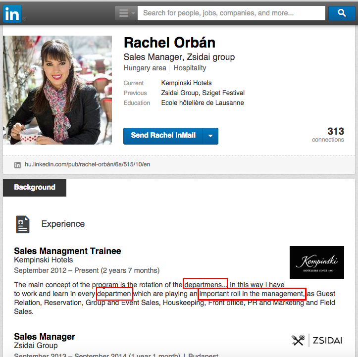 Orbán Ráhel fontos zsemlét játszik a Kempinski Hotelben