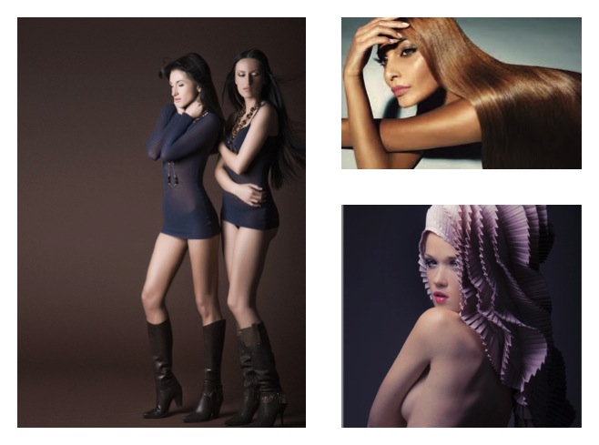 Illustration for article titled Ruhacsendéletek, a ruhatervező, a festő és a fotográfus közös alkotásaiban.