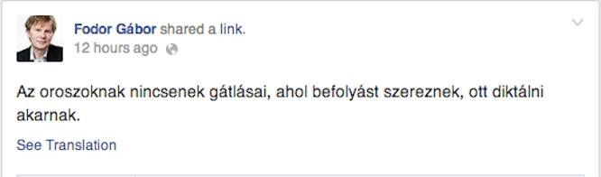 Illustration for article titled Itt a liberális fajelmélet Fodor Gábortól