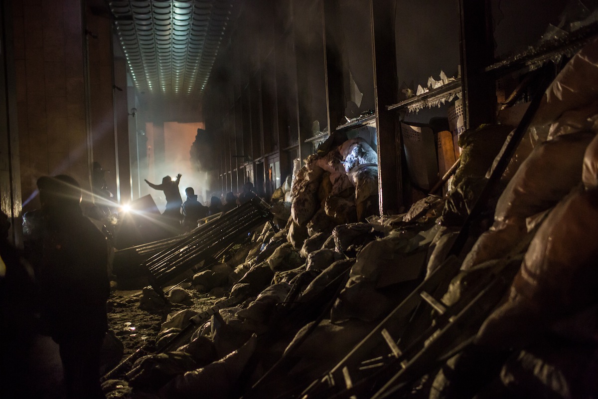 Illustration for article titled Kijev lángokban