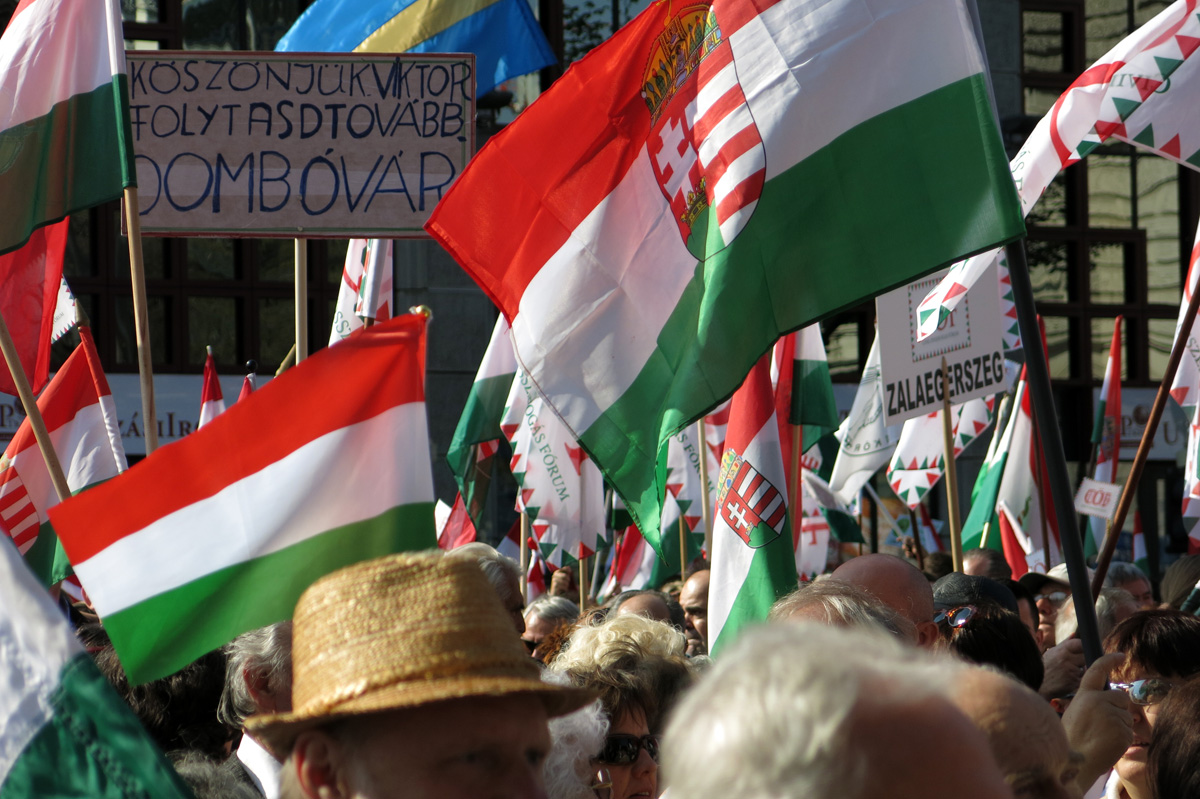 Illustration for article titled Harcba boldog jövőért megyünk – képeink a Második Békemenetről