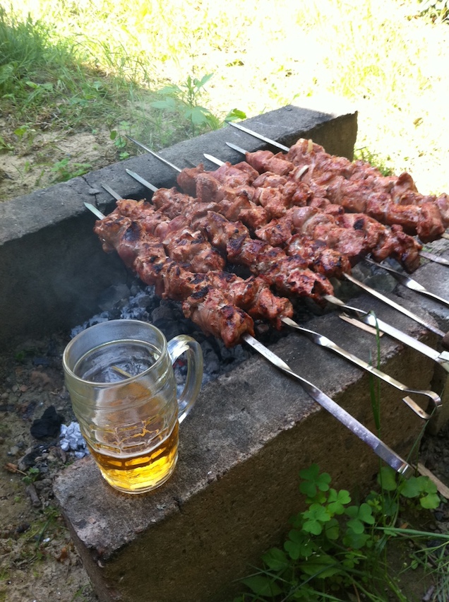 Annyira felizgattam magam, hogy muszáj kitennem egy saslikos fotót