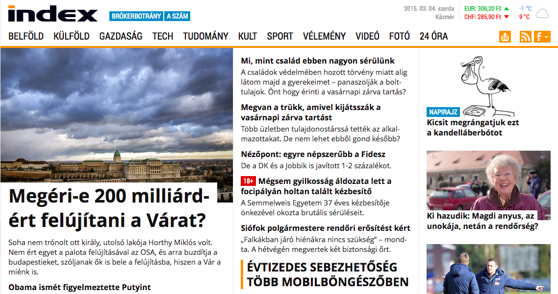 Illustration for article titled Hatalmas lendülettel ugrott fel az Index a küllős-minimenyétes vonatra