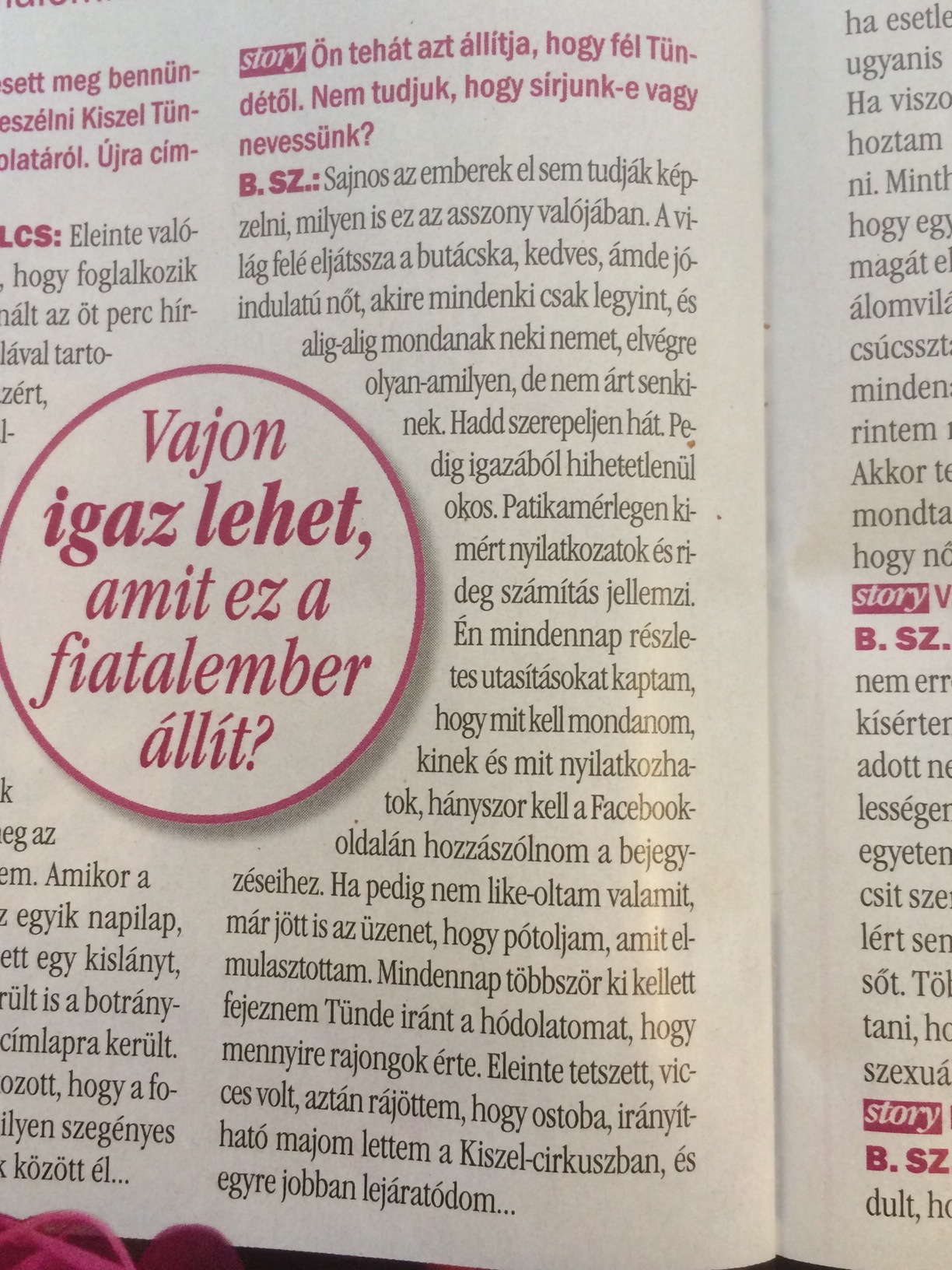 Illustration for article titled Kiszel Tündét leokosozta a férfipincsije